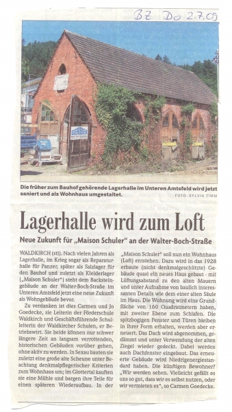 Artikel BZ 02.07. 2009